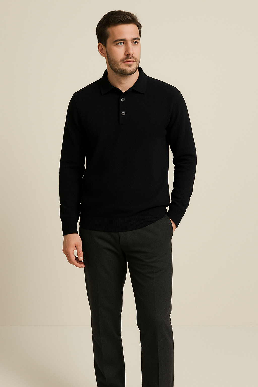 Olivia Sydney - Cashmere Polo Shirt