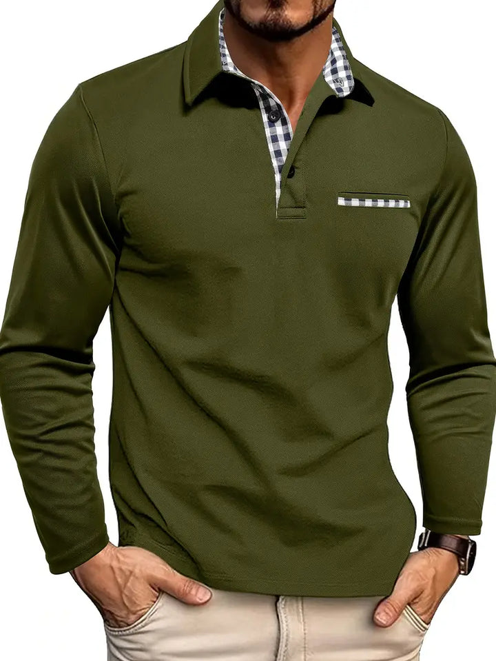 Olivia Sydney - Long Sleeve Polo Shirt