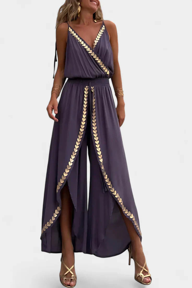 Olivia Sydney - Dress with Golden Details
