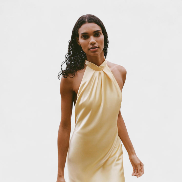 Olivia Sydney - Satin Halter Dress
