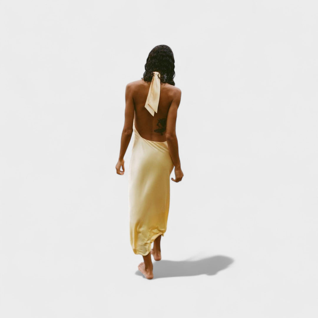 Olivia Sydney - Satin Halter Dress