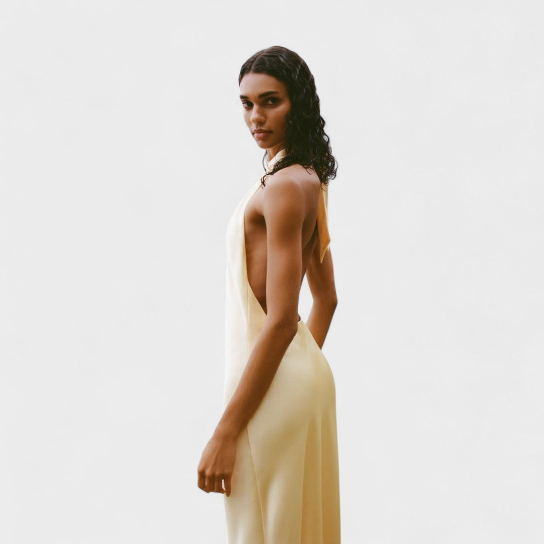 Olivia Sydney - Satin Halter Dress
