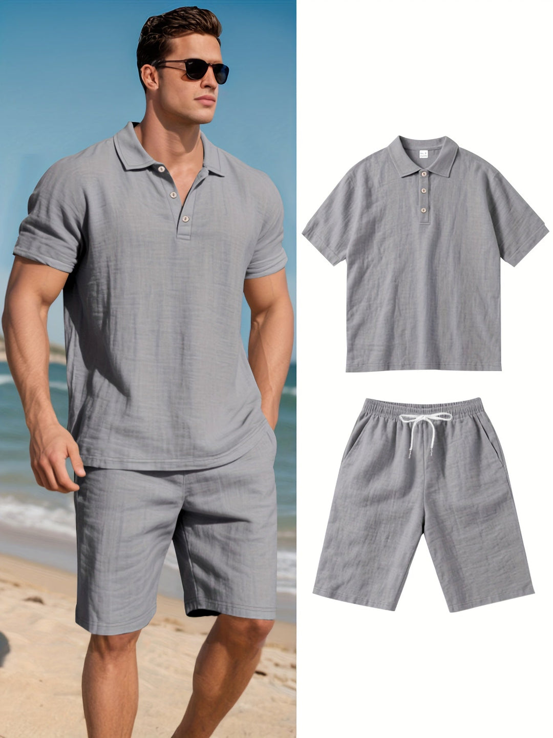 Olivia Sydney - Men's Linen Set