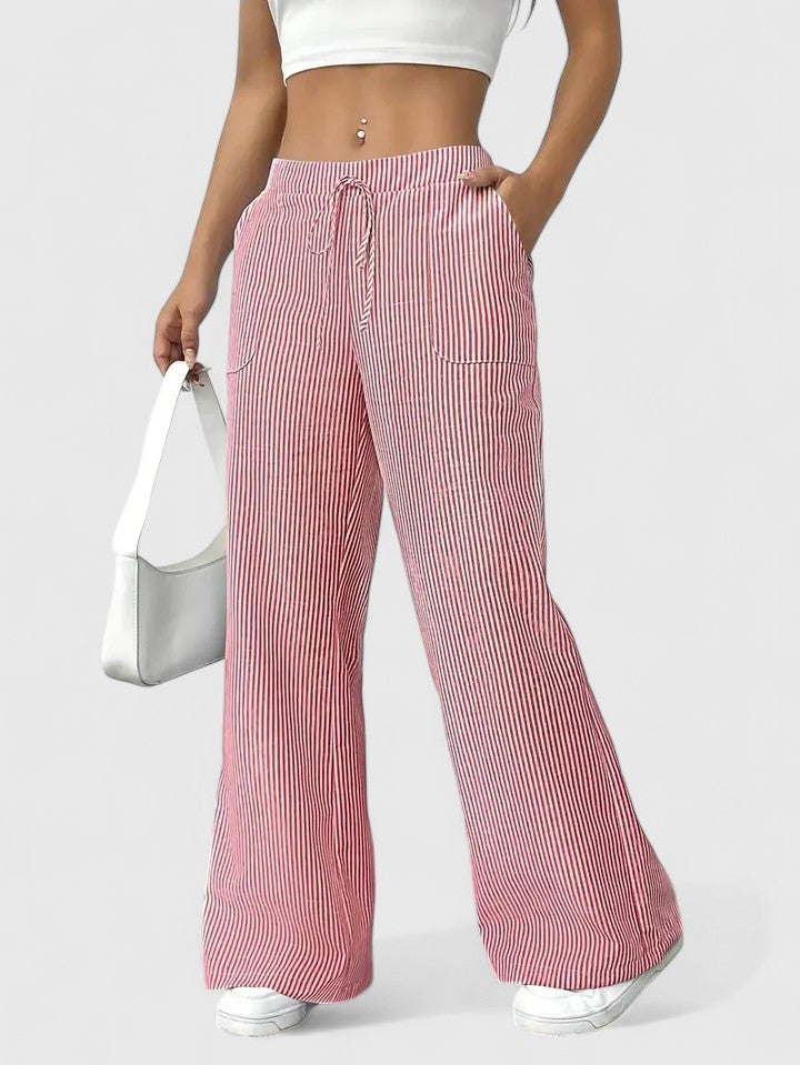Olivia Sydney - Comfortable Wide-Leg Pants with Elegant Details