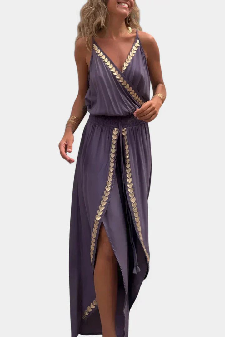 Olivia Sydney - Dress with Golden Details