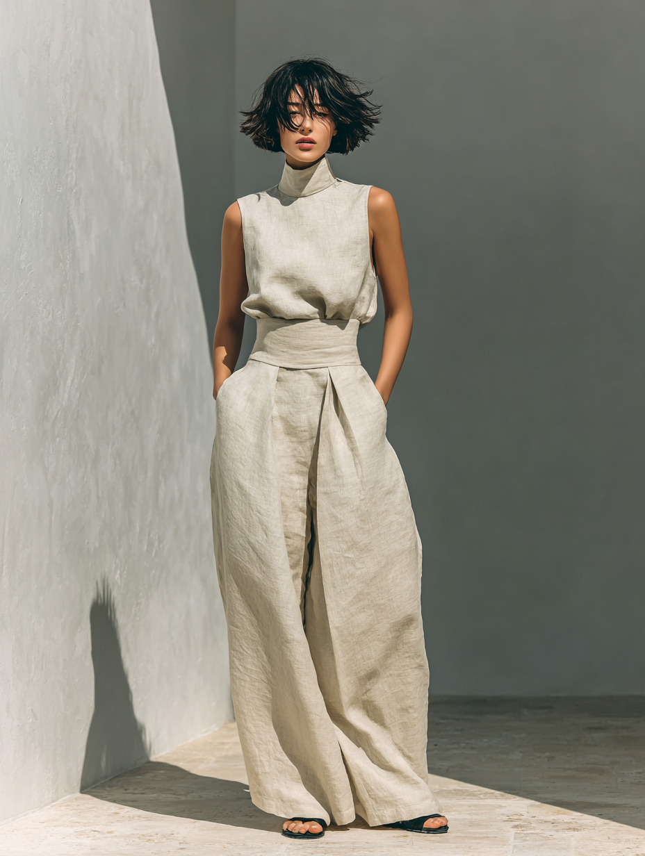 Olivia Sydney - Minimalist Cotton and Linen Set