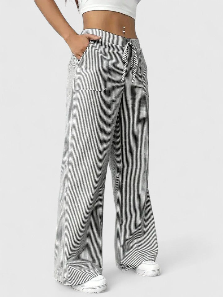 Olivia Sydney - Comfortable Wide-Leg Pants with Elegant Details