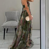 Bella - Elegantna Cvjetna Maxi Haljina