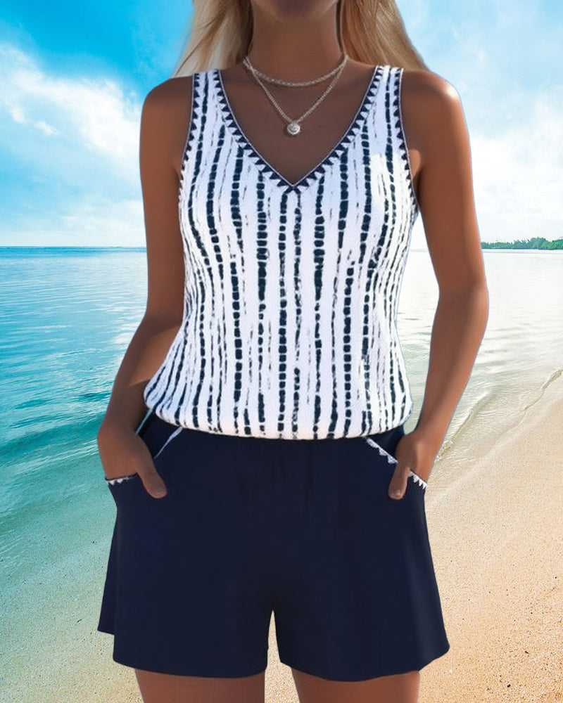 Olivia Sydney - Casual Style Tankini Set
