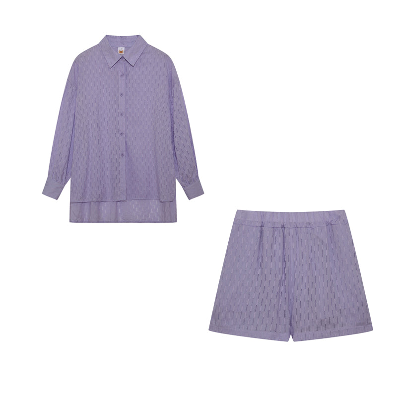 Olivia Sydney - Chic Shirt and Shorts Set
