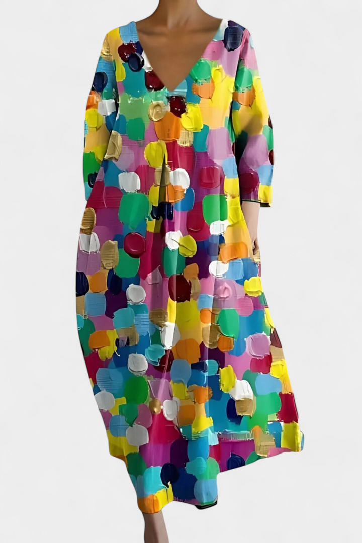Olivia Sydney - Printed Flowing Dress