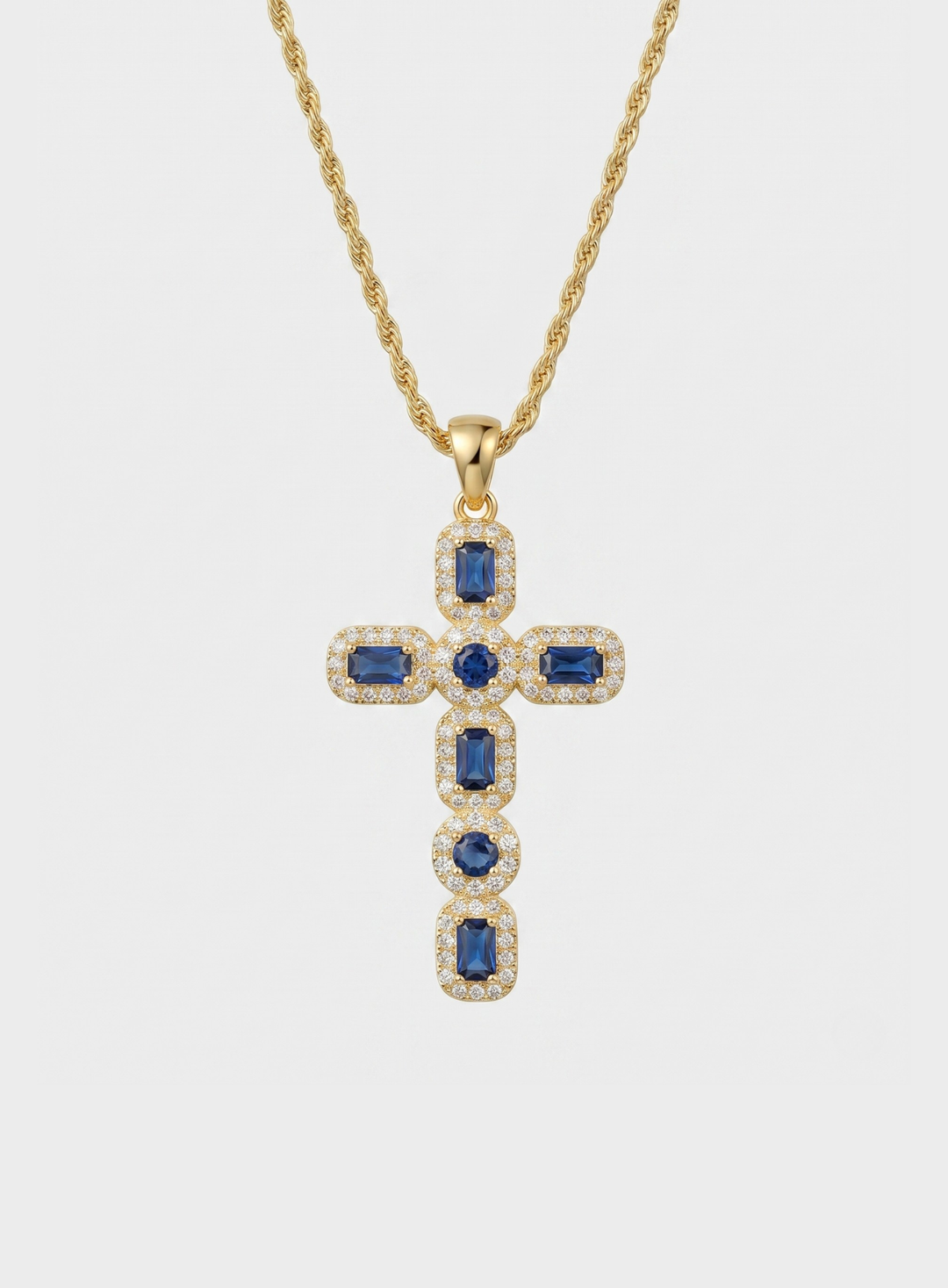 Olivia Sydney - Elegant Zirconia Cross Necklace