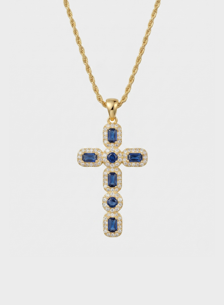 Olivia Sydney - Elegant Zirconia Cross Necklace