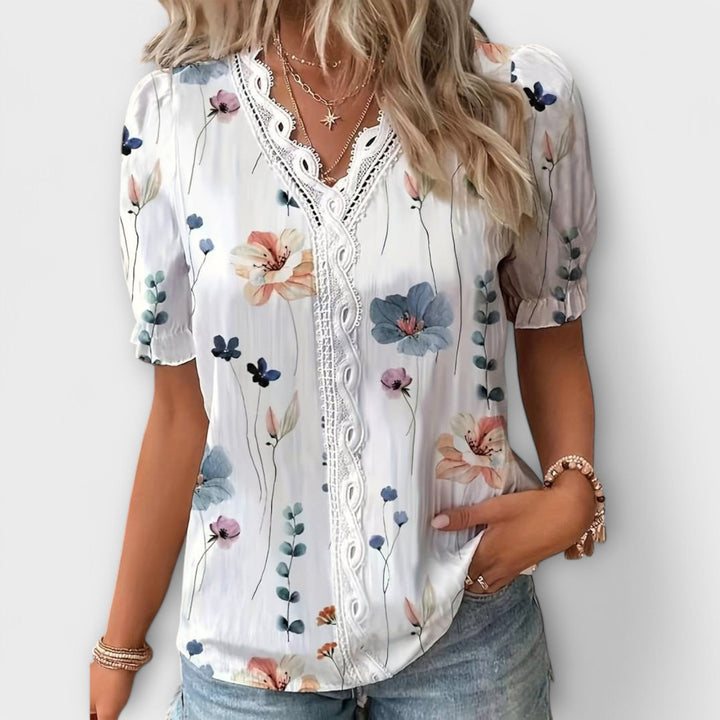 Olivia Sydney - V-Neck Blouse