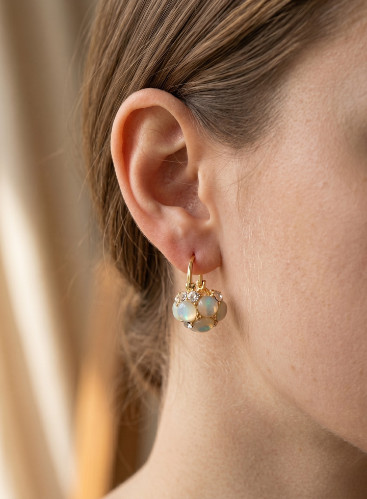 Olivia Sydney - Pearl Cluster Earrings