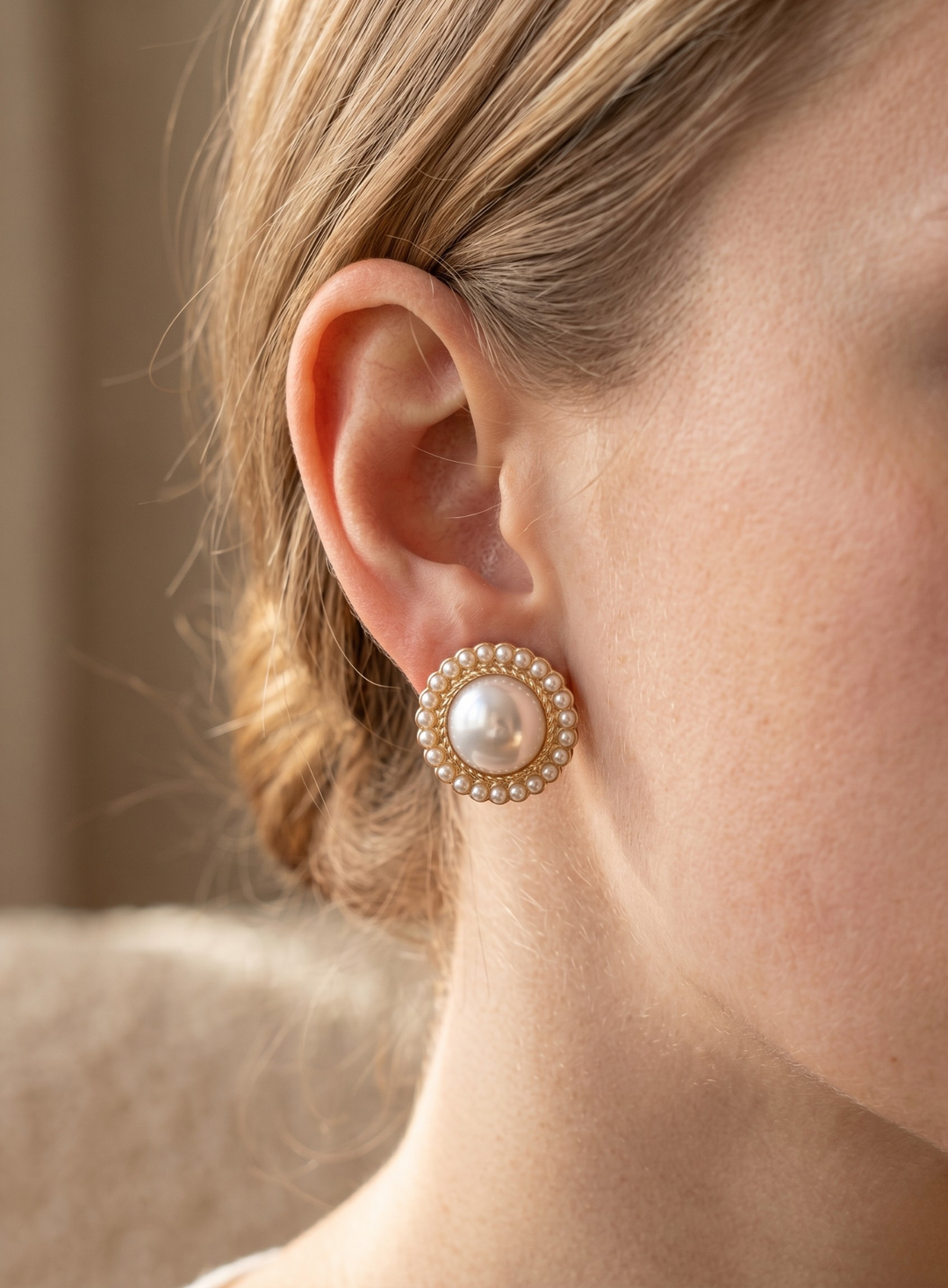 Olivia Sydney - Real Pearl Earrings