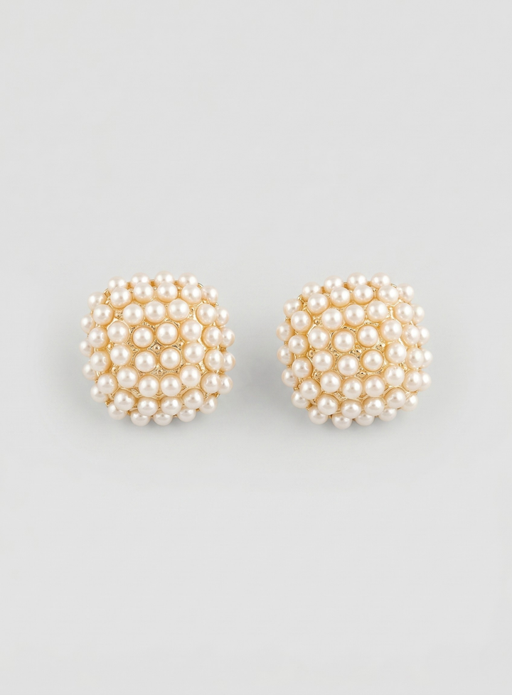 Olivia Sydney - Pearl Sphere Earrings