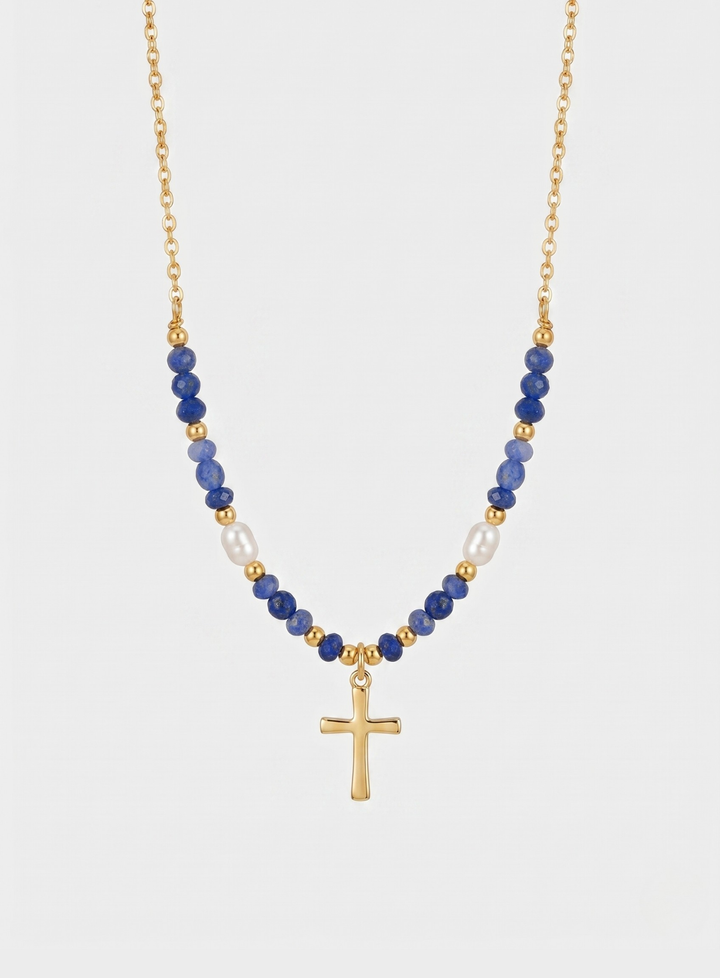 Olivia Sydney - Colorful Cross Necklace