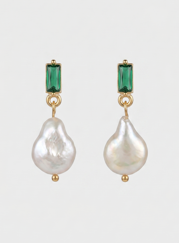 Olivia Sydney - Noble Green Earrings