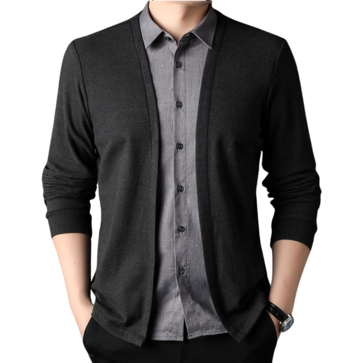 Olivia Sydney - 2-in-1 Shirt and Knit Jacket