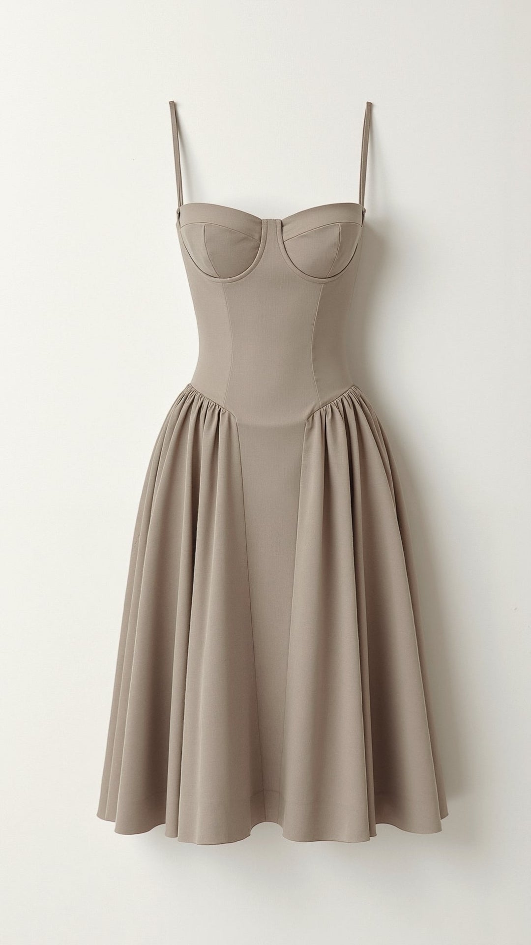 Olivia Sydney - Structured Bodice Midi Dress