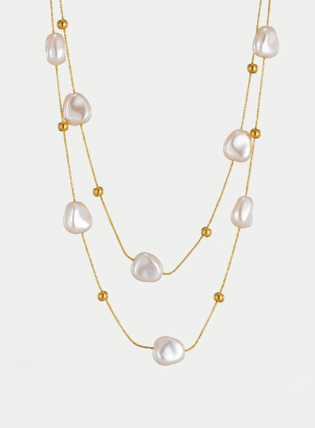 Olivia Sydney - Baroque Pearl Necklace