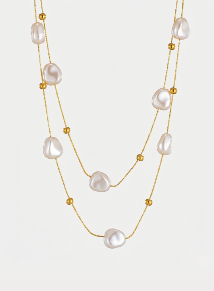 Olivia Sydney - Baroque Pearl Necklace