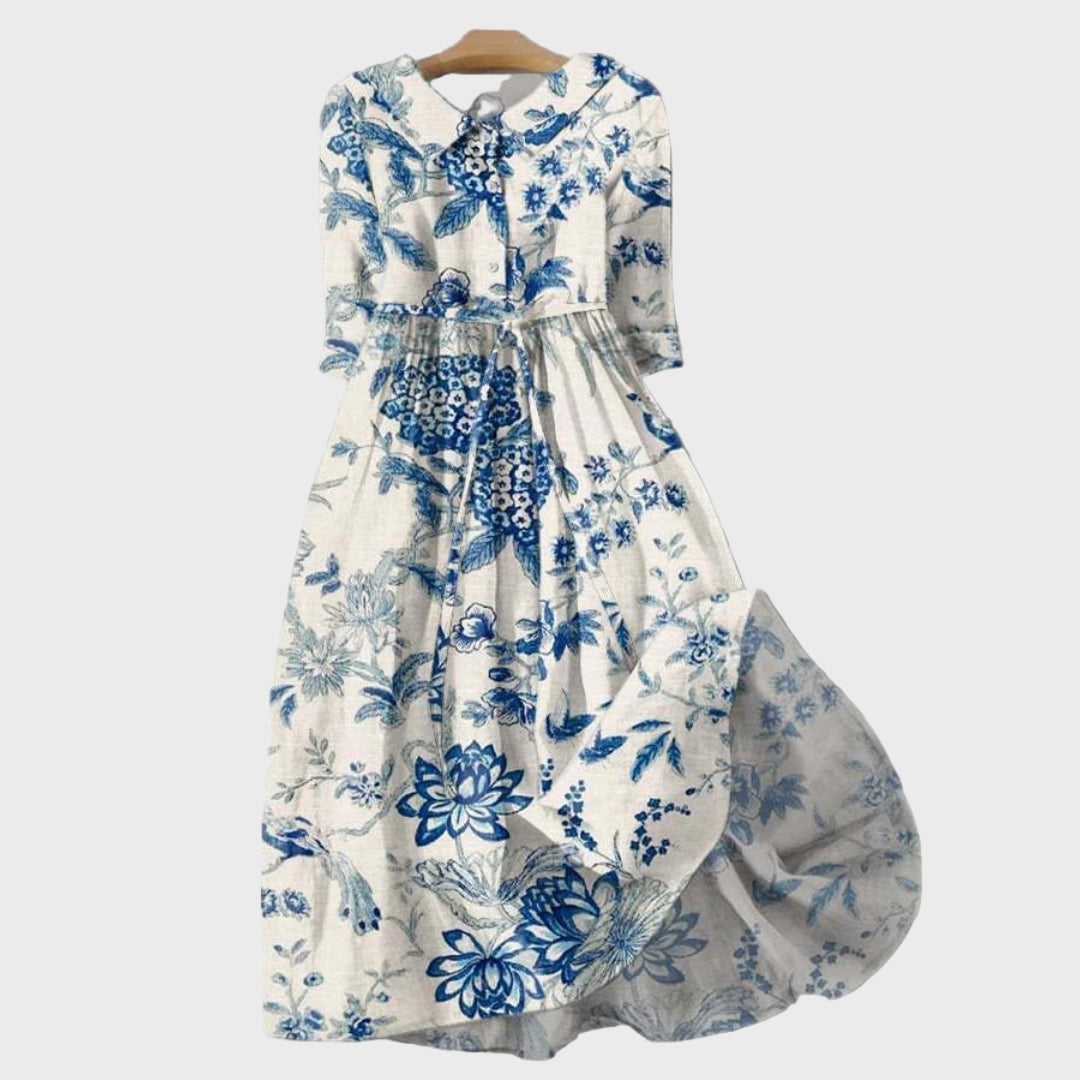 Olivia Sydney - Floral Porcelain Dress
