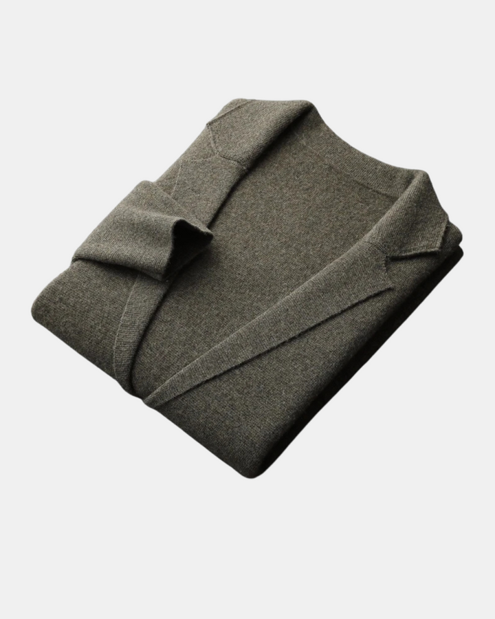 Olivia Sydney - Cashmere Coat with Bacchus Buttons