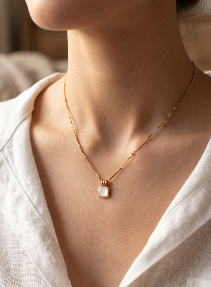 Olivia Sydney - Lunar Pearl Necklace