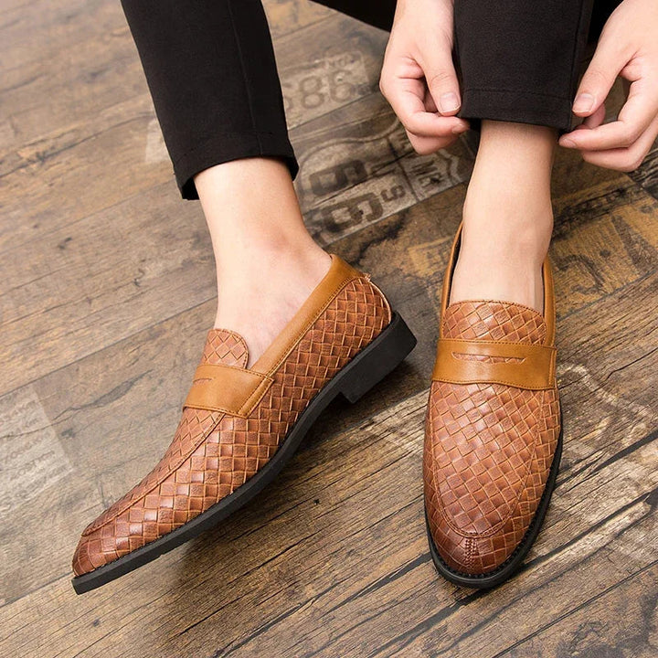 Olivia Sydney - Elegant Fabric Loafers