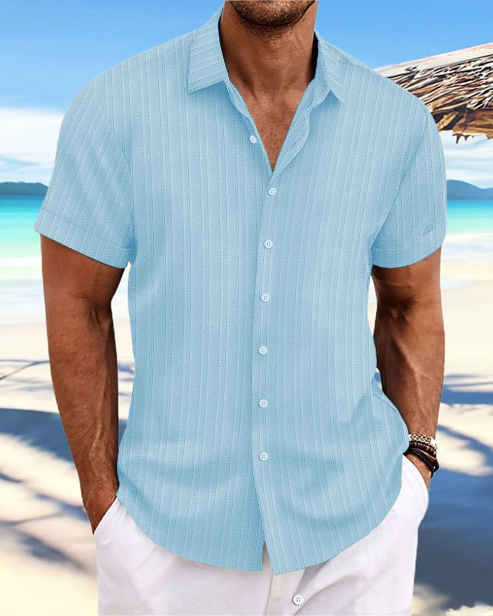 Olivia Sydney - Casual Short Sleeve Shirt