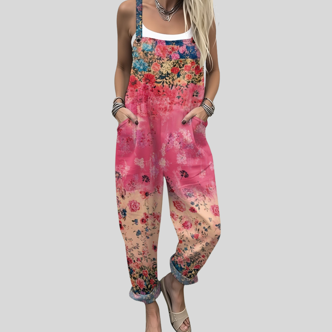 Olivia Sydney - Comfortable Floral Jumpsuit