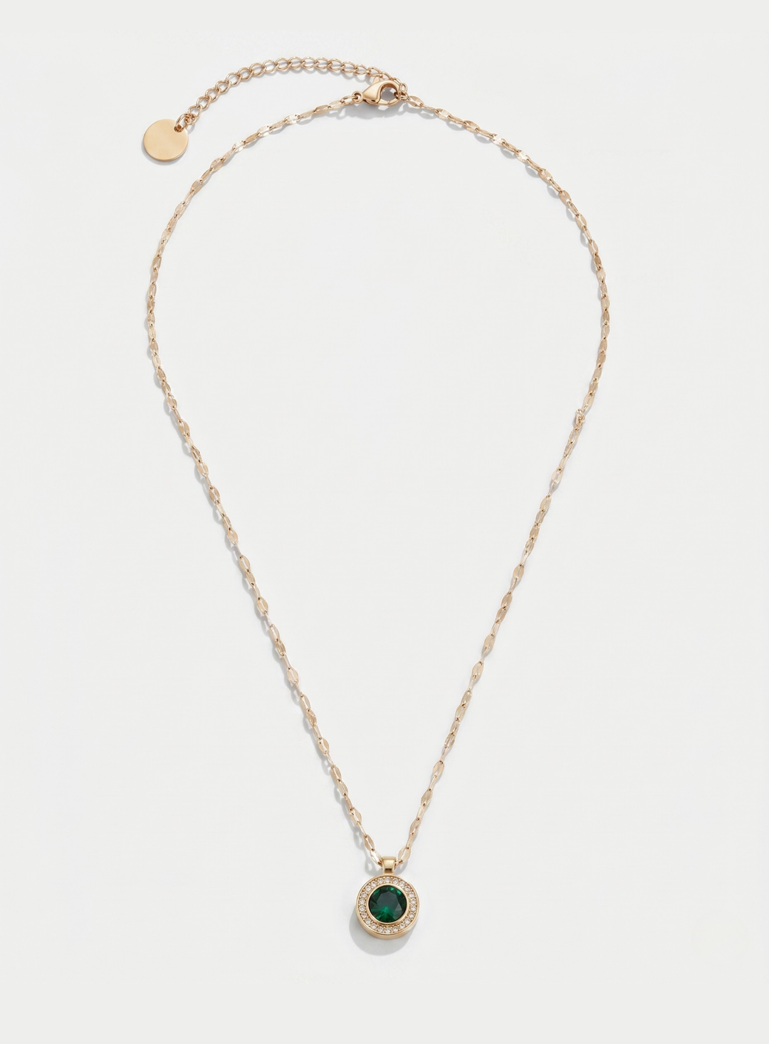 Olivia Sydney - Green Halo Necklace