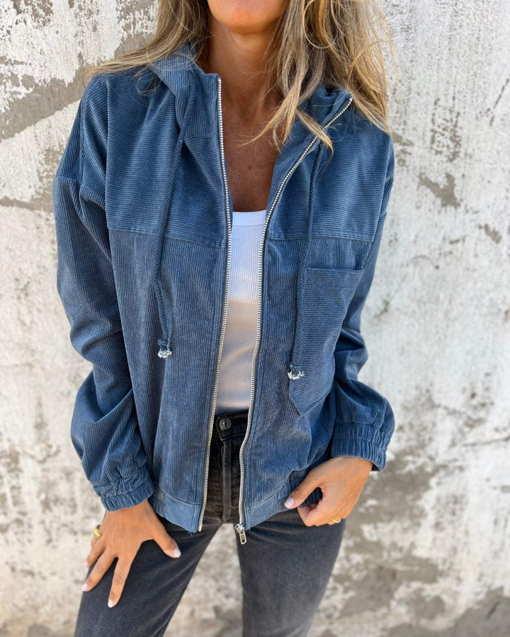 Olivia Sydney - Velvet Hooded Coat