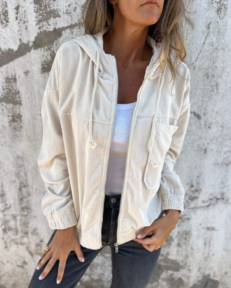Olivia Sydney - Velvet Hooded Coat