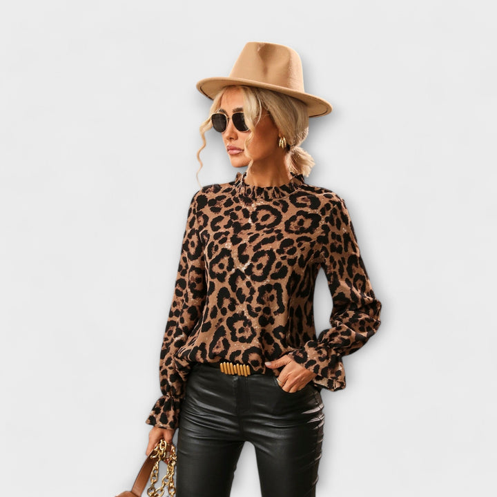 Olivia Sydney - Leopard Blouse