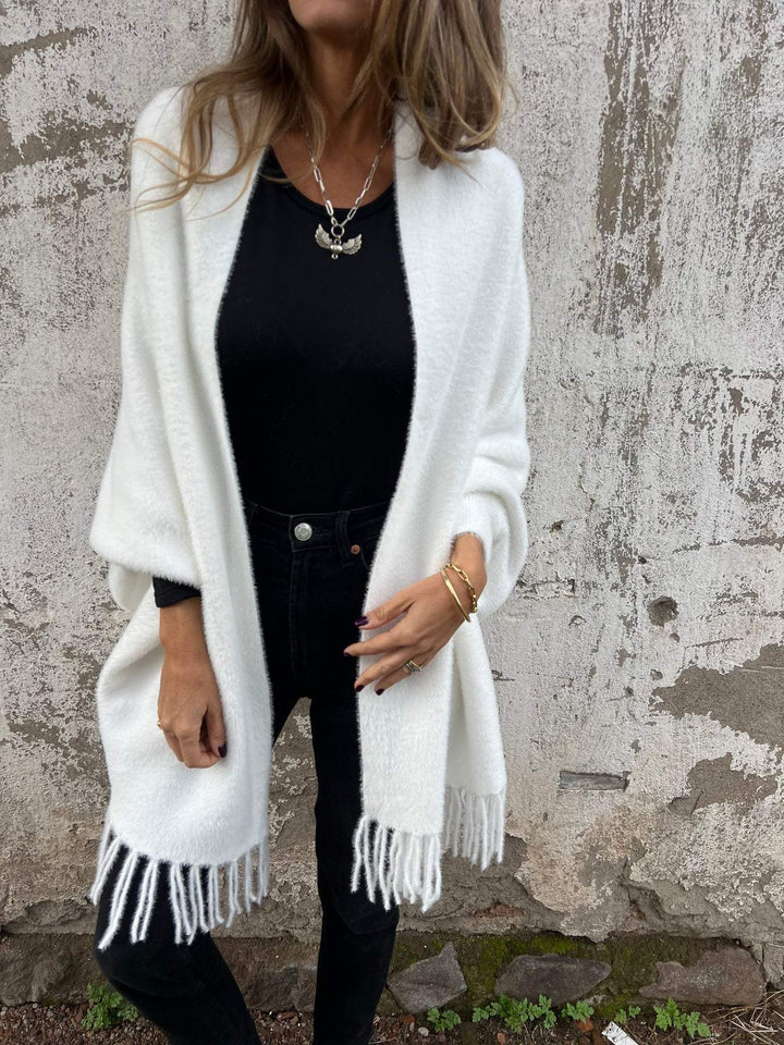 Olivia Sydney - Elegant Fringed Coat