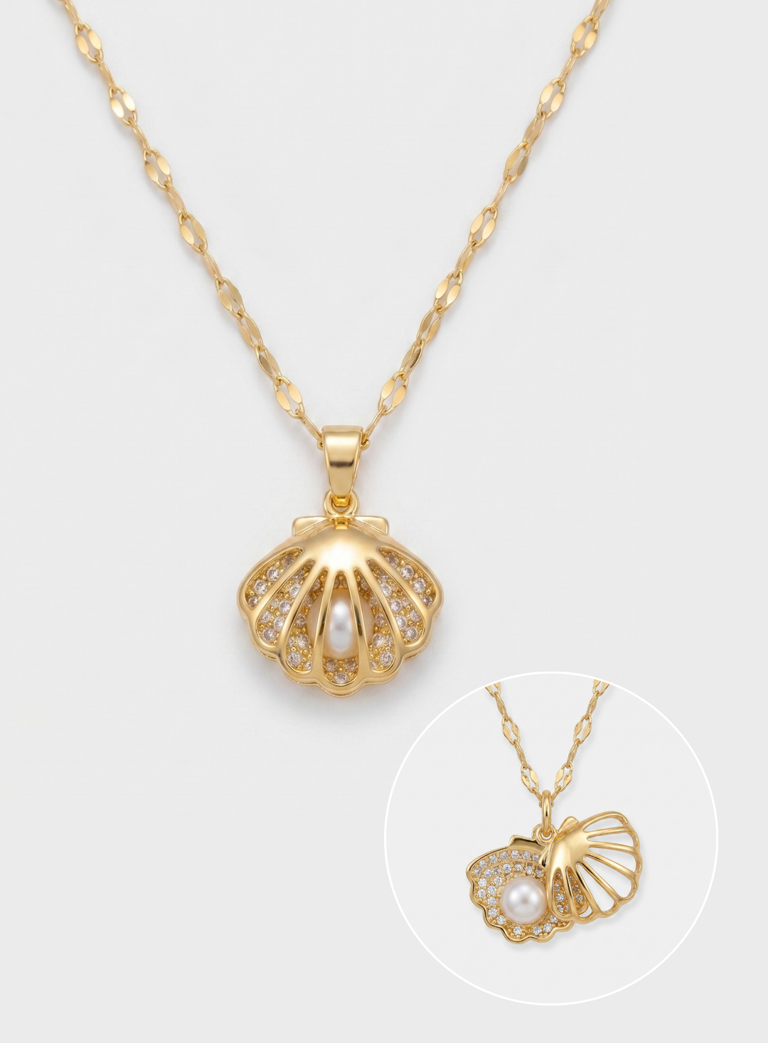 Olivia Sydney - Hidden Pearl Necklace