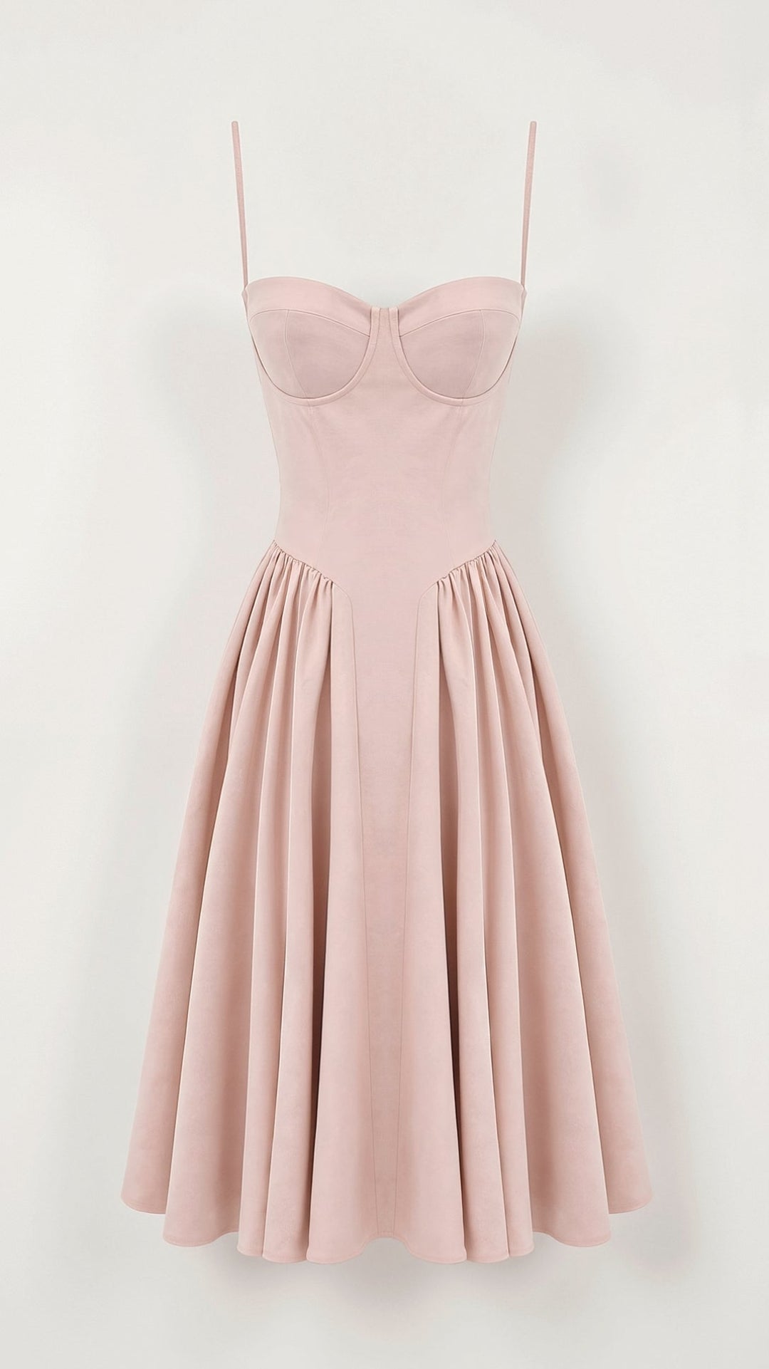 Olivia Sydney - Structured Bodice Midi Dress