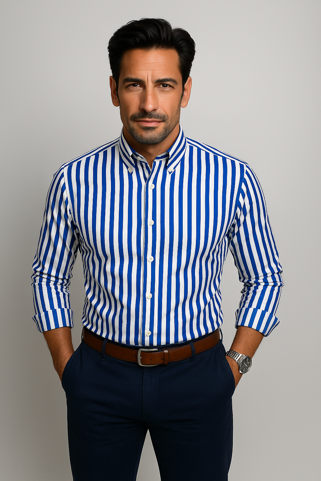 Olivia Sydney - Striped Shirt