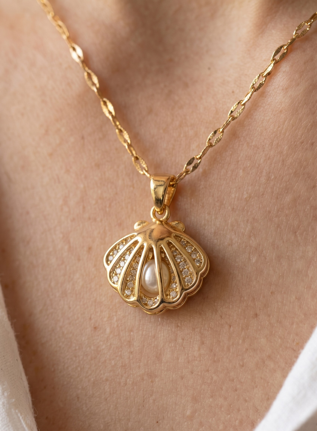 Olivia Sydney - Hidden Pearl Necklace