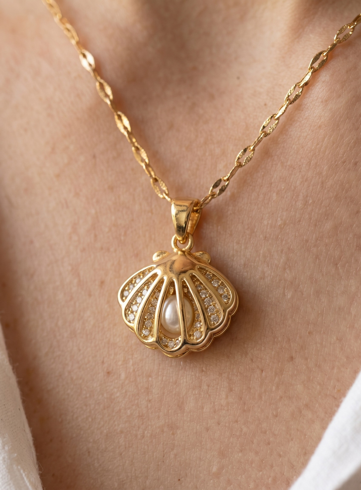 Olivia Sydney - Hidden Pearl Necklace
