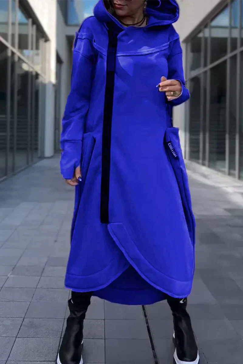 Olivia Sydney - Long Zippered Hoodie Made from Light and Breathable Fabrics