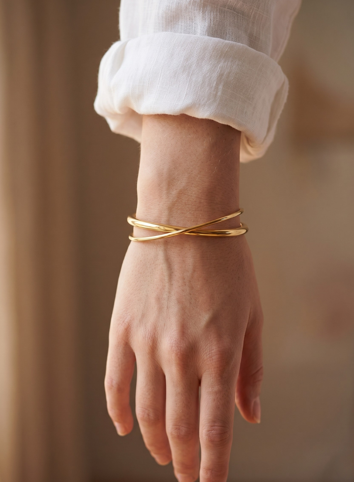 Olivia Sydney - Crossed Lines Bracelet