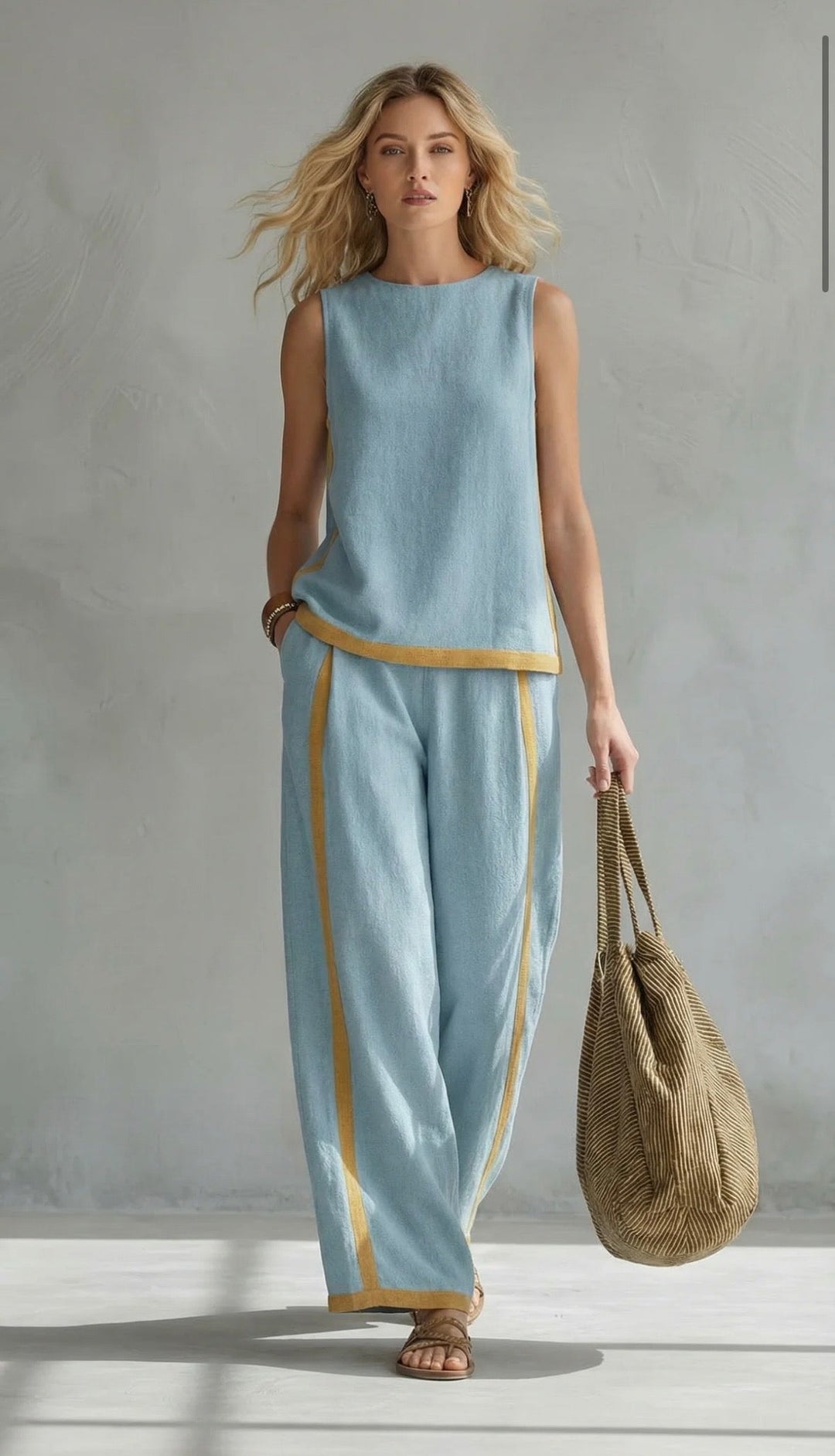 Olivia Sydney - Elegant Cotton and Linen Set