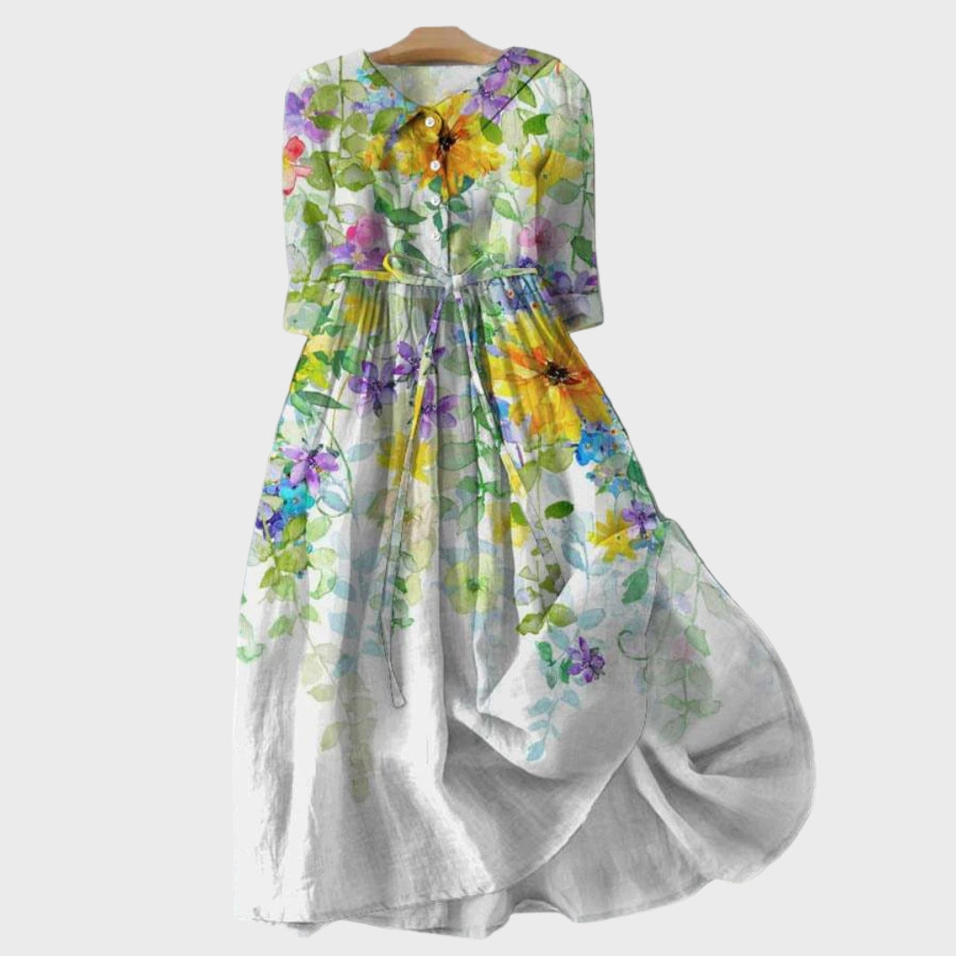 Olivia Sydney - Watercolor Floral Dress