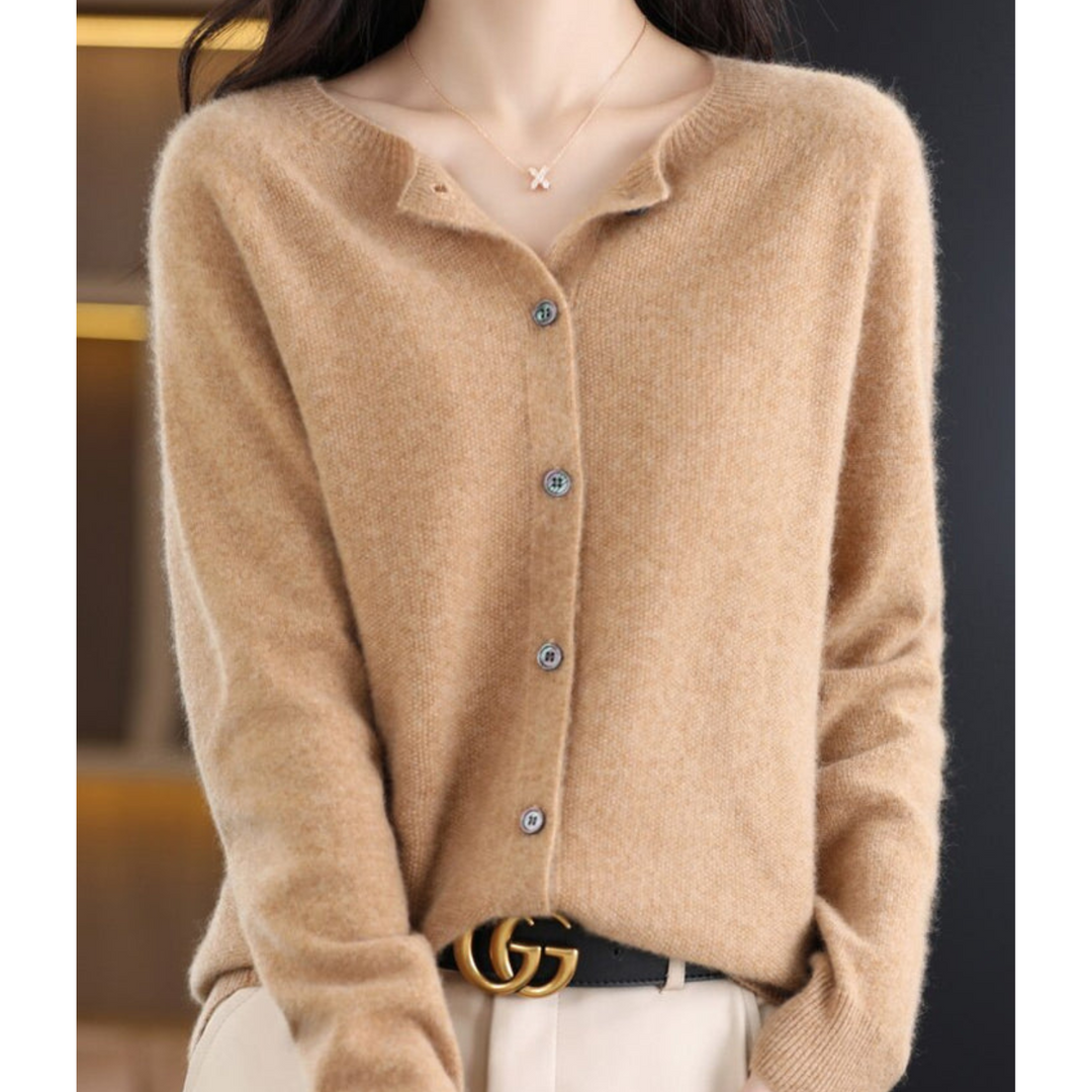 Olivia Sydney - Women's Merino Wool Round Neck Sweater