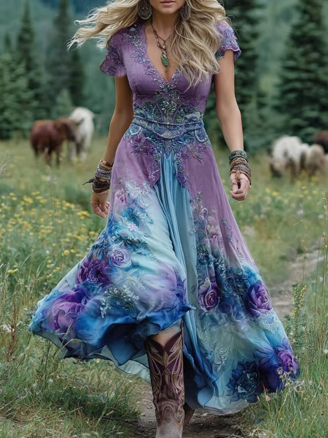 Olivia Sydney - Floral Maxi Dress