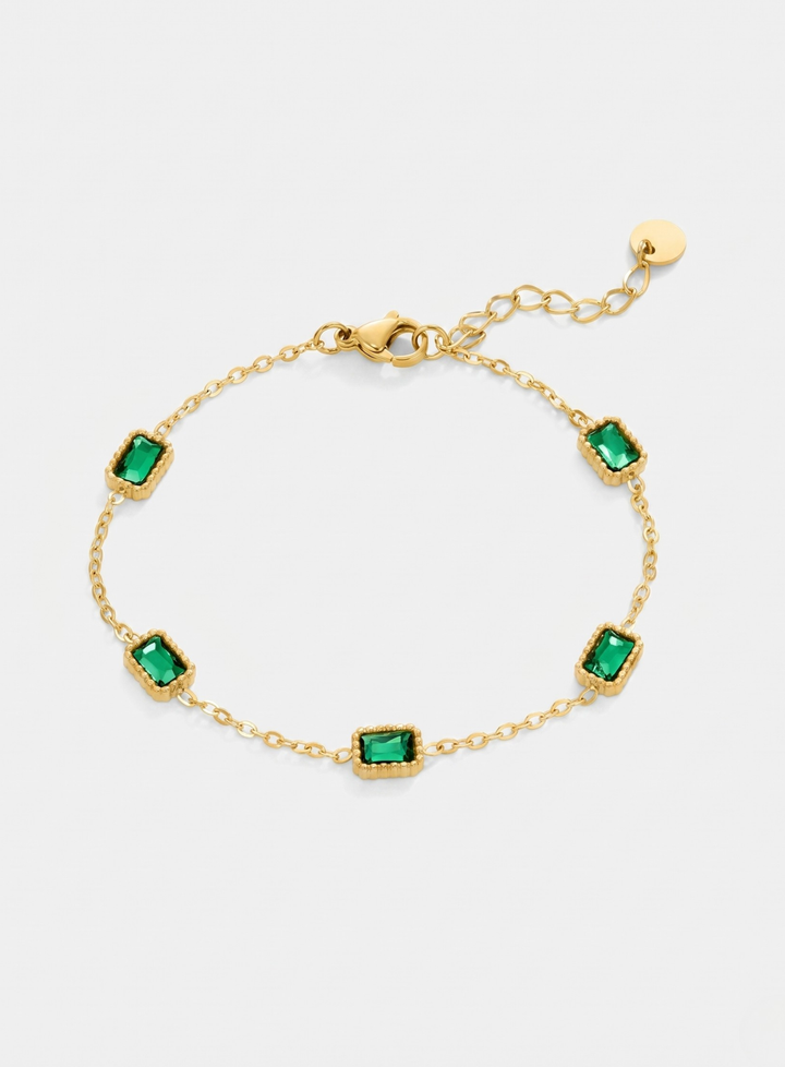 Olivia Sydney - Emerald Elegance Bracelet